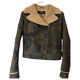 Oakwood-Oakwood leather jacket-Dark brown