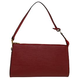 Louis Vuitton-LOUIS VUITTON Epi Pochette Accessoires Marsupio per accessori Rosso M52987 LV Aut 55877-Rosso