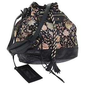 Balenciaga-BALENCIAGA Shoulder Bag Canvas Leather Multicolor 253604 Auth yk9204-Multiple colors