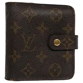 Louis Vuitton-LOUIS VUITTON Monogram Compact Zip Wallet M61667 LV Auth bs9638-Monogramm