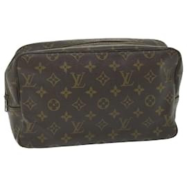 Louis Vuitton-Toilette Trousse Monogram Louis Vuitton 28 Pochette M47522 LV Auth bs9619-Monogramme