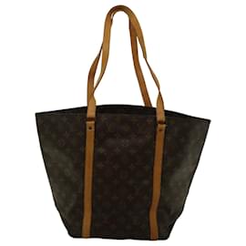 Louis Vuitton-LOUIS VUITTON Monogram Sac Shopping Tote Bag M51108 Auth LV 57684-Monogramme