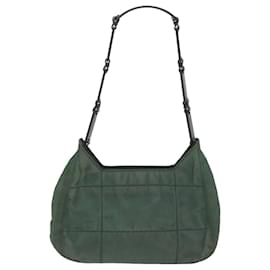 Prada-PRADA Shoulder Bag Nylon Green Auth bs9544-Green