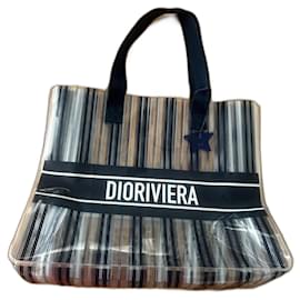 Dior-Dioriviera-Einkaufstasche-Marineblau
