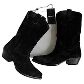 Saint Laurent-Ankle Boots-Black