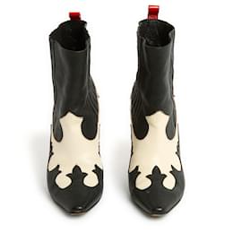 Michel Perry-Tricolor Western Boots EU40-Multicolore