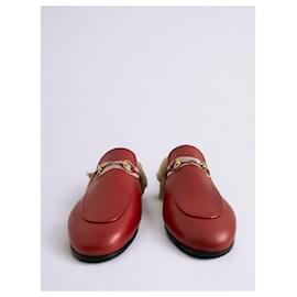 Gucci-Princetown Loafers-Red