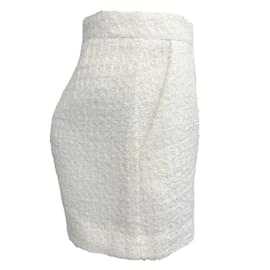 L'Agence-Pantalones cortos Ashton de tweed blancos de L'Agence-Blanco