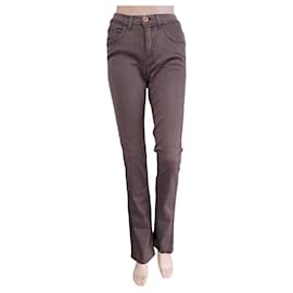 Trussardi Jeans-Pantalones-Castaño