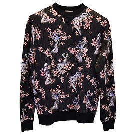 Dior x Hajime Sorayama Sweatshirt mit Grafikdruck aus schwarzer Baumwolle Schwarz