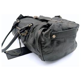 Balenciaga-Balenciaga City handbag in black leather-Black