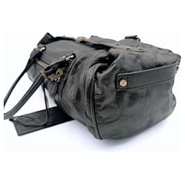 Balenciaga-Balenciaga City Handtasche aus schwarzem Leder-Schwarz