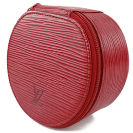 Louis Vuitton-Epi Ecrin Bijoux 8 Schmuckkästchen M48227-Rot