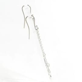 Tiffany & Co-Open Heart Dangle Earrings-Silvery
