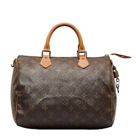 Louis Vuitton-Monogram Speedy 30 M41526-Castaño