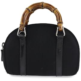 Gucci-Mini Bamboo Handbag-Black