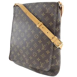 Louis Vuitton-Louis Vuitton Monogram Musette Salsa Short Strap Canvas Crossbody Bag M51256 in Fair condition-Brown