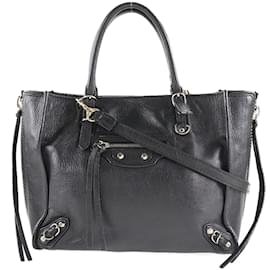 Balenciaga-Mini Papier Handbag 305572-Black