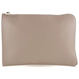 Louis Vuitton-Bolsa Clutch Taurillon Pochette Jour R99760-Marrom