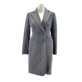 Dior-DIOR  Coats T.fr 36 Wool-Grey
