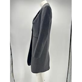 Dior-DIOR  Coats T.fr 36 Wool-Grey