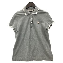 Polo Moncler en coton gris Gris