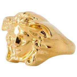 Medusa-Ring – Versace – Metall – Gold Metallisch