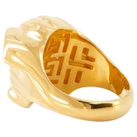 Versace-Medusa-Ring – Versace – Metall – Gold-Metallisch