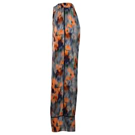 Off White-Off-White Chine Pants in Multicolor Viscose-Other,Python print