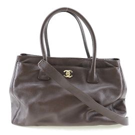 Chanel Sac cabas exécutif CC A15206 Marron