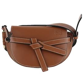 Loewe-Leather Gate Bum Bag  321.54.Z58-Brown
