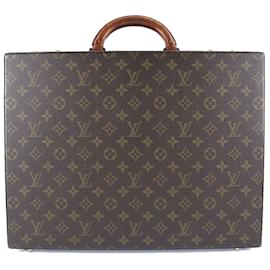 Louis Vuitton-Louis Vuitton Monogram Crusher Business Bag Toile Sac d'affaires M53124 en bon état-Marron