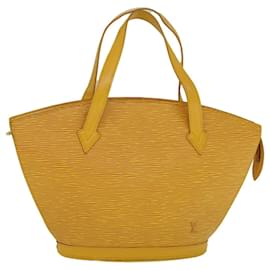Louis Vuitton-LOUIS VUITTON Epi Saint Jacques Hand Bag Yellow M52279 LV Auth 58634-Yellow