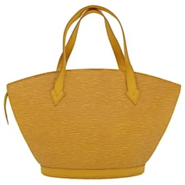 Louis Vuitton-LOUIS VUITTON Epi Saint Jacques Hand Bag Yellow M52279 LV Auth 58634-Yellow