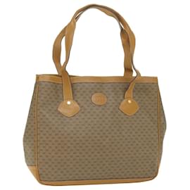 Gucci-GUCCI Micro GG Supreme Tote Bag PVC Leather Brown 002 115 0207 Auth ep2099-Brown