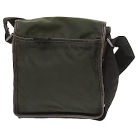 Prada-PRADA Shoulder Bag Nylon Khaki Auth 58829-Khaki