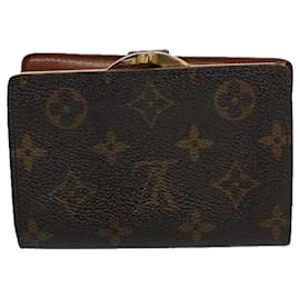 Louis Vuitton-LOUIS VUITTON Monogram Porte Monnaie Billets Viennois Wallet M61663 Auth bs9452-Monogram