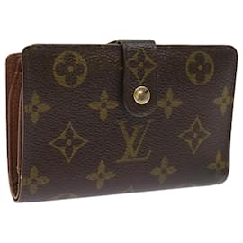 Louis Vuitton-LOUIS VUITTON Monogram Porte Monnaie Billets Viennois Wallet M61663 Auth FM2898-Monogramme