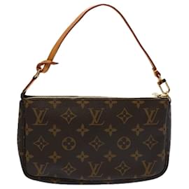 Louis Vuitton-LOUIS VUITTON Monogramm Pochette Accessoires Tasche M.51980 LV Auth yk8973-Monogramm