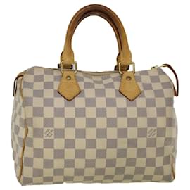 Louis Vuitton-Louis Vuitton Damier Azur Speedy 25 Hand Bag N41534 Auth LV 58326-Autre