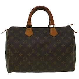 Louis Vuitton-Louis Vuitton Monogram Speedy 30 Hand Bag M41526 LV Auth ar10436-Monogram