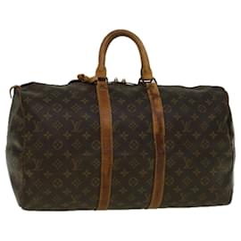 Louis Vuitton-Louis Vuitton-Monogramm Keepall 45 Boston Bag M.41428 LV Auth 58329-Monogramm