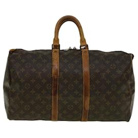 Louis Vuitton-Louis Vuitton-Monogramm Keepall 45 Boston Bag M.41428 LV Auth 58329-Monogramm