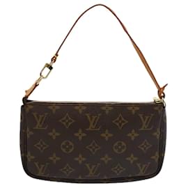 Louis Vuitton-LOUIS VUITTON Monogramm Pochette Accessoires Tasche M.51980 LV Auth yk9212-Monogramm