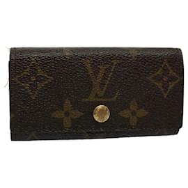 Louis Vuitton-LOUIS VUITTON Monogram Multi Cles 4 Key Case M69517 LV Auth bs9492-Monogram