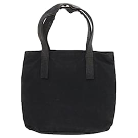 Prada-PRADA Hand Bag Nylon Black Auth ac2430-Black