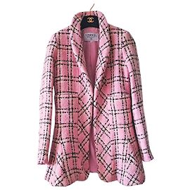chanel tweed jacket Pink
