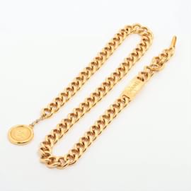 Chanel-Medalhão 31 Cinto Corrente Rue Cambon Dourado-Outro