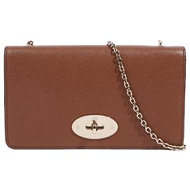 Mulberry Bayswater Clutch Pelle martellata quercia Marrone
