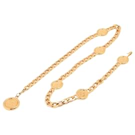Chanel-Cinto Coco Chain Banhado a Ouro - Tamanho 80-Dourado
